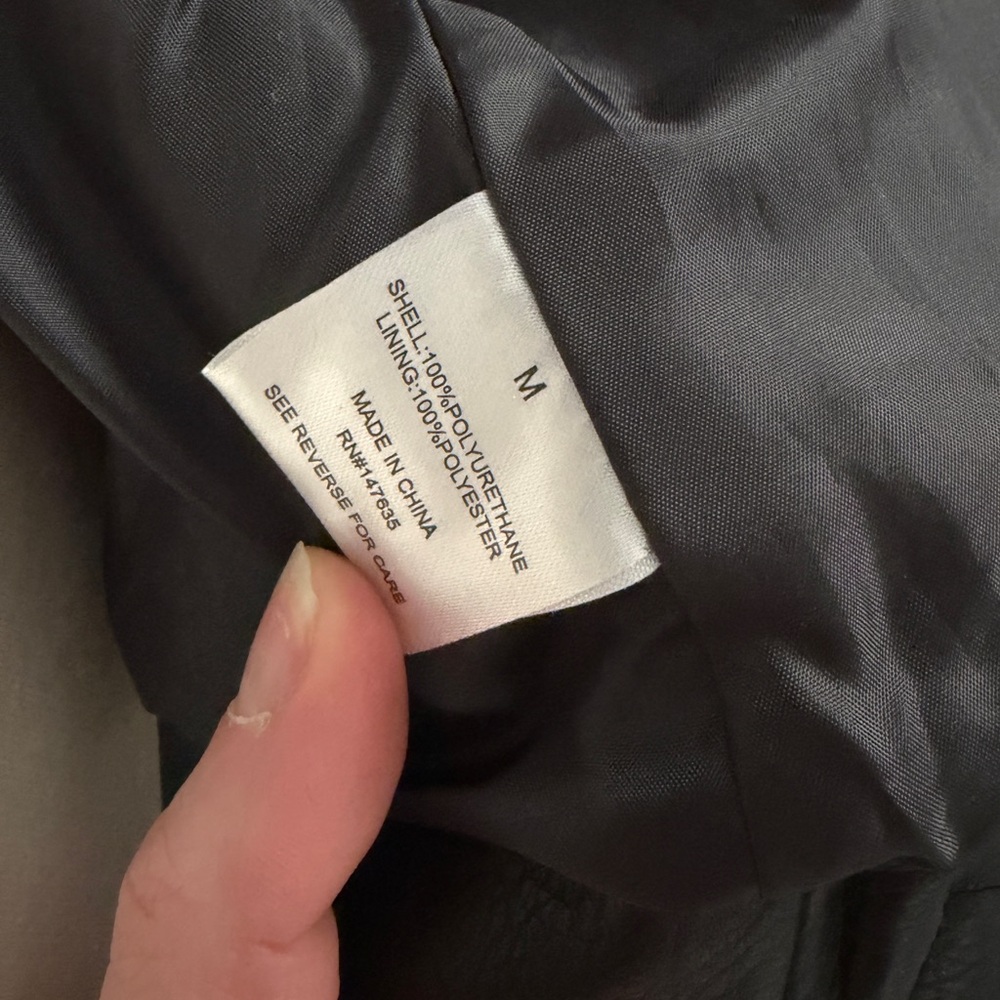Romeo & Juliet Couture Black Leather Jacket - Picture 5 of 6